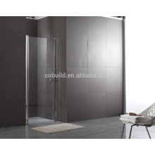 K-537 Einfache quadratische Edelstahl 304 Scharnier Glas Dusche italienischen Duschabtrennung